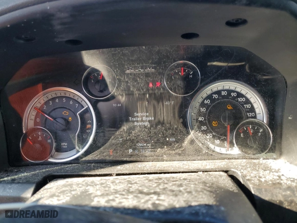 2019 Ram 1500 Classic Big Horn with VIN 1C6RR7LT8KS593455, listed as a Copart auction lot 77586274 with 129,511 mi miles and Salvage Title. Bid and sale history available at carsss.com. Image 9.