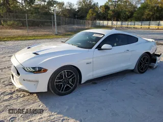 2023 Ford Mustang GT with VIN 1FA6P8CF4P5306495, listed as a Copart auction lot 88302085 with 11,348 mi miles and Salvage Title. Bid and sale history available at carsss.com. Image 1.