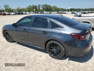 2025 Honda Civic Sport with VIN 2HGFE2F57SH541590, listed as a Copart auction lot 50623345 with 3,333 mi miles and Clean title. Bid and sale history available at DreamBid. Image 2.