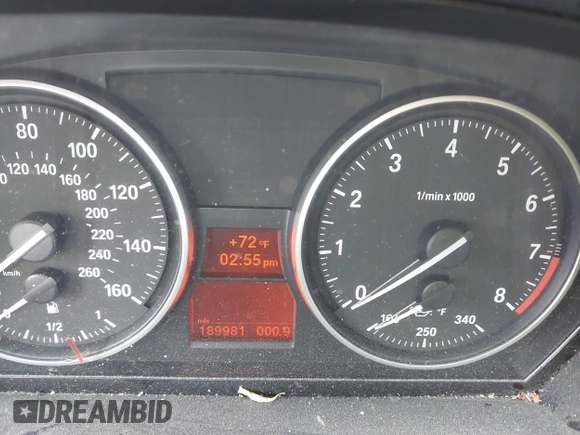 2011 BMW 3 Series 335i xDrive with VIN WBAPL5C55BA919044, listed as a IAAI auction lot 42453418 with 189,981 mi miles and . Bid and sale history available at DreamBid. Image 7.