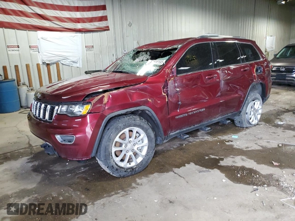 2021 Jeep Grand Cherokee Laredo E with VIN 1C4RJFAG3MC516151, listed as a Copart auction lot 57506595 with 22,123 mi miles and Clean title. Bid and sale history available at DreamBid. Image 1.