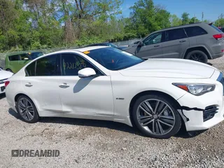 2014 Infiniti Q50 Hybrid Sport with VIN JN1AV7AR0EM703550, listed as a IAAI auction lot 42212384 with 79,308 mi miles and . Bid and sale history available at carsss.com. Image 13.