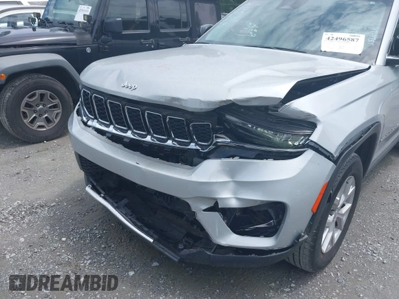 2023 Jeep Grand Cherokee Limited z VIN 1C4RJGBG1PC587289, wystawiony jako IAAI lot #42496587 z przebiegiem 75 292 mil mil oraz . Historia ofert i sprzedaży dostępna na DreamBid. Obrazek 6.