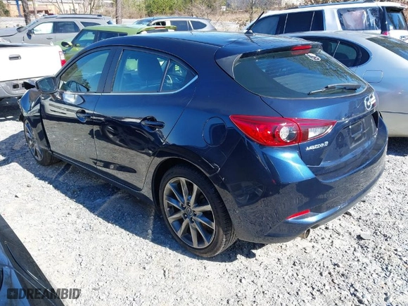 2018 Mazda Mazda3 5-Door Touring with VIN 3MZBN1L36JM265183, listed as a IAAI auction lot 41581779 with 72,410 mi miles. Bid and sale history available at carsss.com. Image 3.