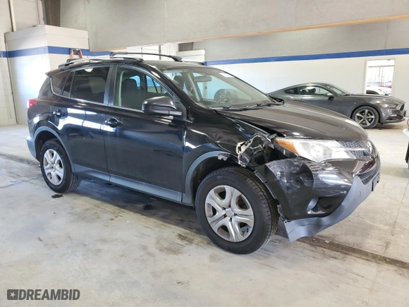 2014 Toyota RAV4 LE with VIN 2T3ZFREV0EW129518, listed as a Copart auction lot 45598865 with 126,200 mi miles and Salvage Title. Bid and sale history available at carsss.com. Image 4.