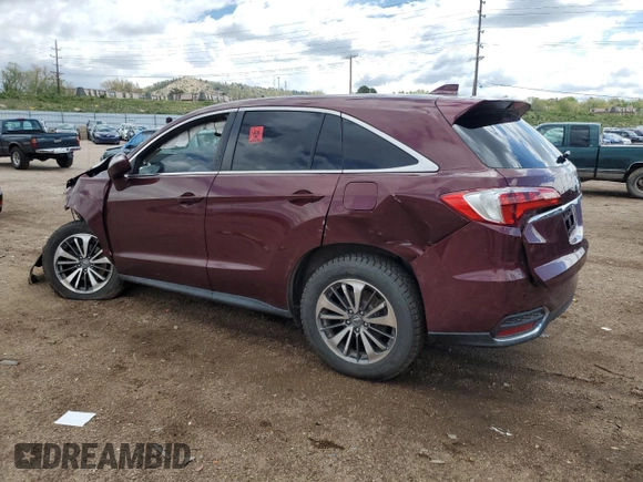 2016 Acura RDX Advance Pkg with VIN 5J8TB4H71GL023281, listed as a Copart auction lot 54965294 with 136,781 mi miles. Bid and sale history available at carsss.com. Image 2.