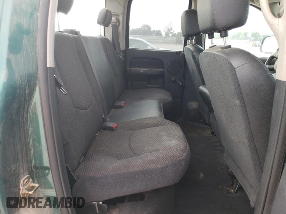 2004 Dodge 1500 SLT with VIN 1D7HA18N14S514381, listed as a Copart auction lot 53604335 with 124,518 mi miles and Salvage Title. Bid and sale history available at carsss.com. Image 10.
