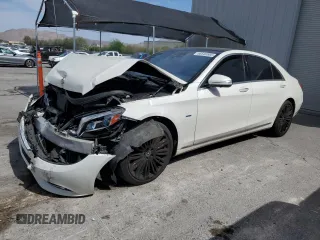 2017 Mercedes-Benz S 550e with VIN WDDUG6DB4HA327993, listed as a Copart auction lot 59918175 with 81,170 mi miles and Salvage title. Bid and sale history available at DreamBid. Image 1.