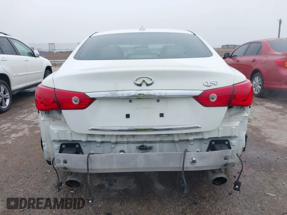 2014 Infiniti Q50 Premium z VIN JN1BV7AP4EM676324, wystawiony jako IAAI lot #42167934 z przebiegiem 114 670 mil mil oraz . Historia ofert i sprzedaży dostępna na DreamBid. Obrazek 17.