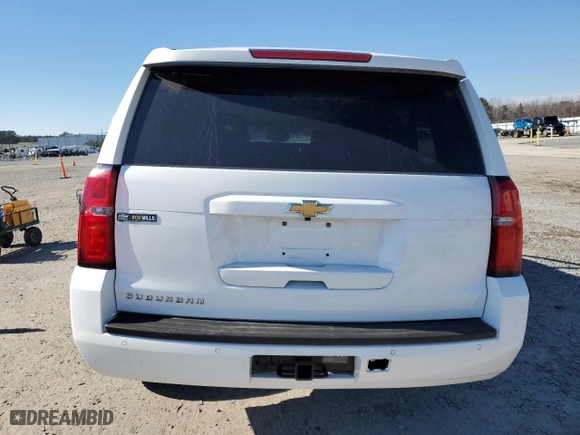 2019 Chevrolet Suburban LT with VIN 1GNSCHKC4KR192874, listed as a Copart auction lot 45567235 with 107,528 mi miles and Salvage Title. Bid and sale history available at carsss.com. Image 6.
