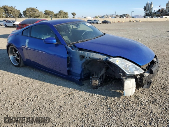 2007 Nissan 350Z with VIN JN1BZ34D07M504633, listed as a Copart auction lot 79049024 with 135,364 mi miles and Salvage Title. Bid and sale history available at DreamBid. Image 4.