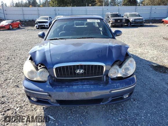 2005 Hyundai Sonata GLS with VIN KMHWF35H75A100957, listed as a Copart auction lot 74320574 with 141,402 mi miles and Salvage Title. Bid and sale history available at carsss.com. Image 5.