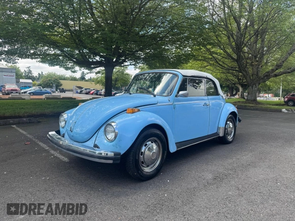1979 Volkswagen Beetle with VIN 1592035534, listed as a Copart auction lot 66777175 with 9,711 mi miles and Clean title. Bid and sale history available at DreamBid. Image 2.