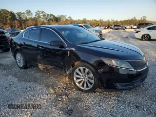 2014 Lincoln MKS with VIN 1LNHL9DK7EG601894, listed as a Copart auction lot 46377445 with 147,745 mi miles and Salvage Title. Bid and sale history available at DreamBid. Image 4.