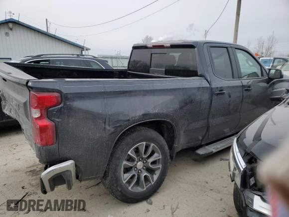 2023 Chevrolet Silverado 1500 LT with VIN 1GCRDDED4PZ314318, listed as a Copart auction lot 42052525 with 27,815 mi miles and Salvage Title. Bid and sale history available at carsss.com. Image 3.
