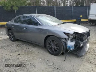 2014 Nissan Maxima SV with VIN 1N4AA5AP9EC912163, listed as a Copart auction lot 49974195 with 125,084 mi miles and Salvage title. Bid and sale history available at DreamBid. Image 4.