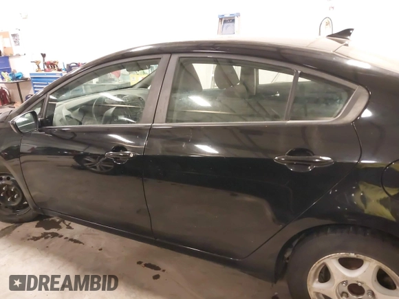 2016 Kia Forte LX with VIN KNAFK4A61G5523911, listed as a IAAI auction lot 41259147 with 114,740 mi miles. Bid and sale history available at carsss.com. Image 14.