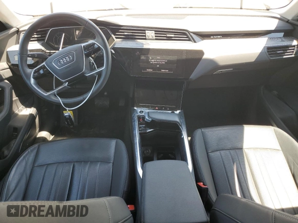 2021 Audi e-tron Sportback Premium Plus with VIN WA12AAGE3MB013620, listed as a Copart auction lot 53856925 with 37,232 mi miles and Salvage title. Bid and sale history available at DreamBid. Image 8.