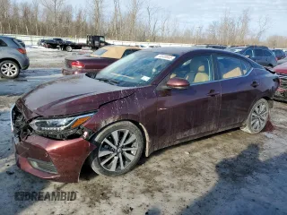 2020 Nissan Sentra SV z VIN 3N1AB8CV4LY255798, wystawiony jako Copart lot #46508865 z przebiegiem 26 559 mil mil oraz Nie do naprawy • Non repairable. Historia ofert i sprzedaży dostępna na DreamBid. Obrazek 1.