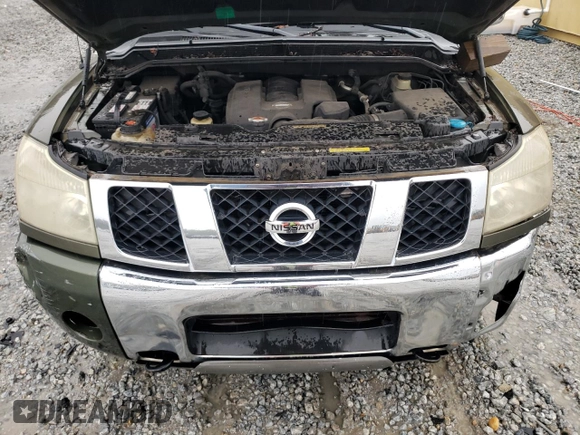 2004 Nissan Titan LE with VIN 1N6AA07A44N524855, listed as a Copart auction lot 73486464 with 322,599 mi miles and Salvage Title. Bid and sale history available at DreamBid. Image 11.