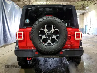 2021 Jeep Wrangler Unlimited Rubicon with VIN 1C4HJXFG4MW534666, listed as a Copart auction lot 47195485 with 7,092 mi miles and Salvage Title. Bid and sale history available at carsss.com. Image 6.