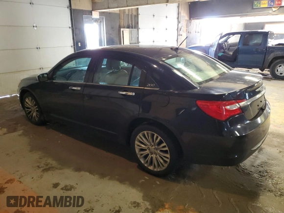 2012 Chrysler 200 Limited with VIN 1C3CCBCG3CN304007, listed as a Copart auction lot 45127365 with 122,891 mi miles and Clean Title. Bid and sale history available at carsss.com. Image 2.