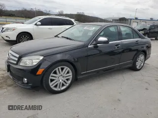 2009 Mercedes-Benz C 300 Sport with VIN WDDGF54X19F227442, listed as a Copart auction lot 49598625 with 55,527 mi miles and Salvage Title. Bid and sale history available at DreamBid. Image 1.