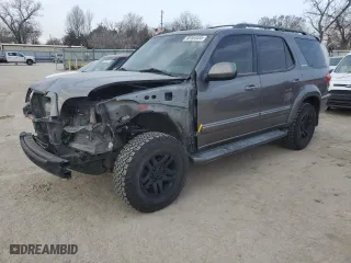 2005 Toyota Sequoia Limited with VIN 5TDBT48A35S249157, listed as a Copart auction lot 49164455 with 174,740 mi miles and Salvage Title. Bid and sale history available at carsss.com. Image 1.