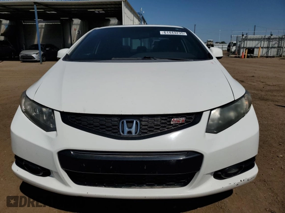 2013 Honda Civic Si with VIN 2HGFG4A56DH705475, listed as a Copart auction lot 61443235 with 156,656 mi miles and Salvage title. Bid and sale history available at DreamBid. Image 5.