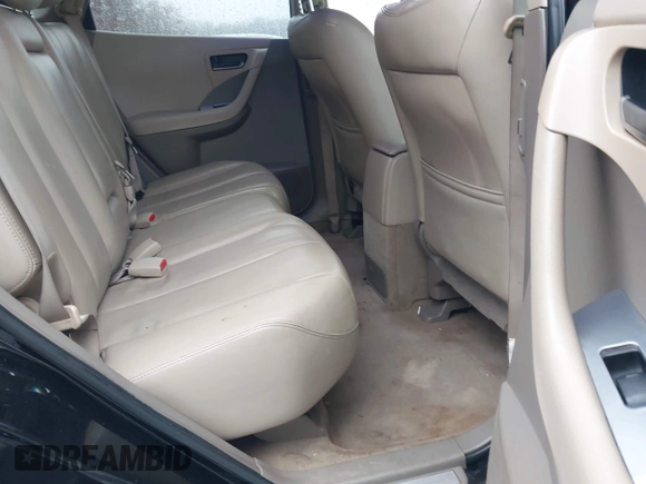 2004 Nissan Murano SL with VIN JN8AZ08TX4W228085, listed as a IAAI auction lot 41965036 with 180,547 mi miles and . Bid and sale history available at DreamBid. Image 8.