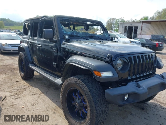 2020 Jeep Wrangler Unlimited Sport S с VIN 1C4HJXDG7LW263975, выставлен на аукционе IAAI как лот 42155908 с пробегом Не указан миль и . История ставок и продаж доступна на DreamBid. Изображение 1.