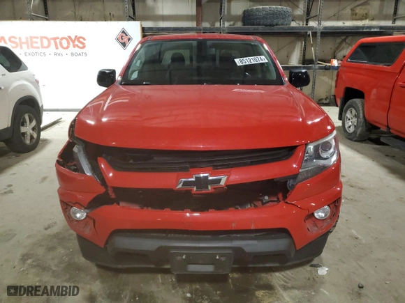 2018 Chevrolet Colorado 4WD LT with VIN 1GCGTCEN8J1225029, listed as a Copart auction lot 85121074 with 76,843 mi miles and Salvage Title. Bid and sale history available at carsss.com. Image 5.