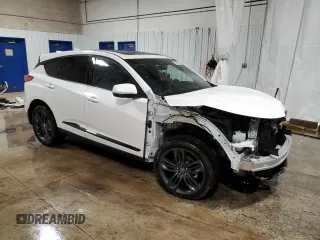 2022 Acura RDX w/A-Spec Package with VIN 5J8TC2H67NL016678, listed as a Copart auction lot 43803575 with 57,478 mi miles and Salvage Title. Bid and sale history available at carsss.com. Image 4.