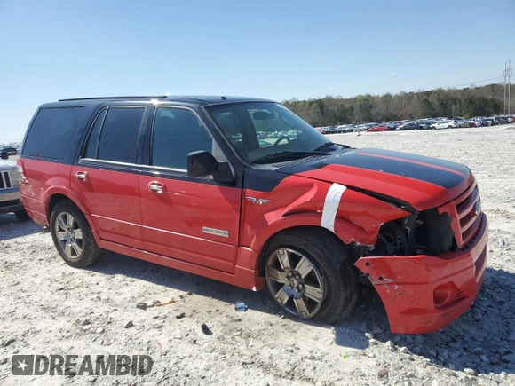 2008 Ford Expedition Limited with VIN 1FMFU19518LA29595, listed as a Copart auction lot 49655395 with 105,645 mi miles and Salvage title. Bid and sale history available at DreamBid. Image 4.