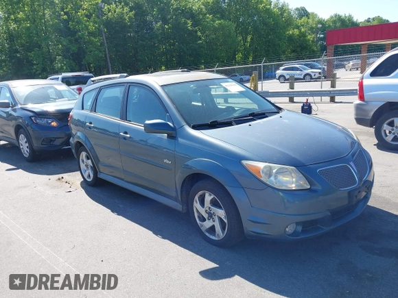 2006 Pontiac Vibe with VIN 5Y2SL658X6Z422993, listed as a IAAI auction lot 42130160 with 184,156 mi miles. Bid and sale history available at carsss.com. Image 1.