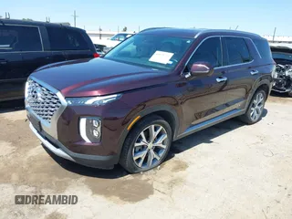 2020 Hyundai Palisade SEL with VIN KM8R4DHE1LU078508, listed as a IAAI auction lot 41971712 with 60,925 mi miles and . Bid and sale history available at DreamBid. Image 2.