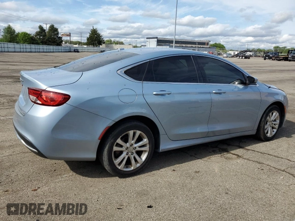 2015 Chrysler 200 Limited with VIN 1C3CCCABXFN714756, listed as a Copart auction lot 55330605 with 173,841 mi miles and Salvage Title. Bid and sale history available at DreamBid. Image 3.