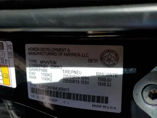 2021 Acura RDX Advance with VIN 5J8TC2H74ML809475, listed as a Copart auction lot 48109125 with 98,517 mi miles and Salvage Title. Bid and sale history available at DreamBid. Image 14.