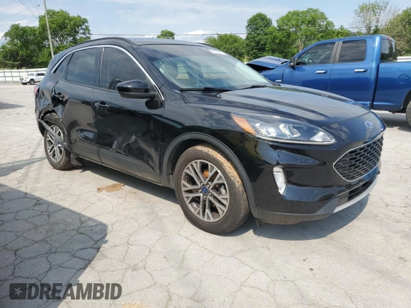 2021 Ford Escape SEL with VIN 1FMCU0H66MUA70235, listed as a Copart auction lot 56652395 with 48,766 mi miles and Salvage title. Bid and sale history available at DreamBid. Image 4.