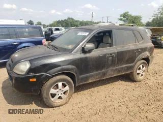 2005 Hyundai Tucson GL with VIN KM8JM12BX5U075930, listed as a Copart auction lot 67500484 with 141,028 mi miles and Salvage Title. Bid and sale history available at carsss.com. Image 1.