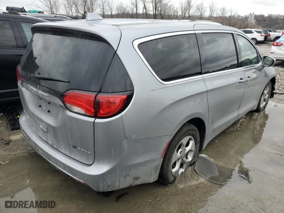 2018 Chrysler Pacifica Hybrid Touring Plus with VIN 2C4RC1H73JR125068, listed as a Copart auction lot 43076025 with 107,816 mi miles and Salvage Title. Bid and sale history available at carsss.com. Image 3.