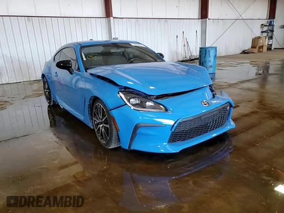 2023 Toyota 86 with VIN JF1ZNBB12P9751879, listed as a Copart auction lot 75920234 with 15,342 mi miles and Salvage Title. Bid and sale history available at DreamBid. Image 14.