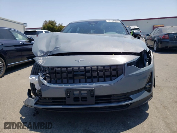 2023 Polestar 2 with VIN YSMED3KA1PL136894, listed as a Copart auction lot 62764334 with 20,987 mi miles and Non Repairable. Bid and sale history available at carsss.com. Image 5.