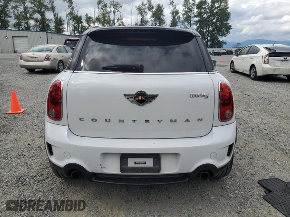 2013 MINI Countryman S with VIN WMWZC3C57DWP23397, listed as a Copart auction lot 61419665 with 139,838 mi miles and Salvage title. Bid and sale history available at DreamBid. Image 6.