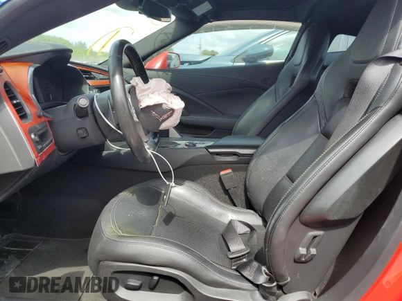 2019 Chevrolet Corvette 1LT with VIN 1G1YB2D76K5112381, listed as a Copart auction lot 59689395 with 19,905 mi miles and Non repairable. Bid and sale history available at DreamBid. Image 7.