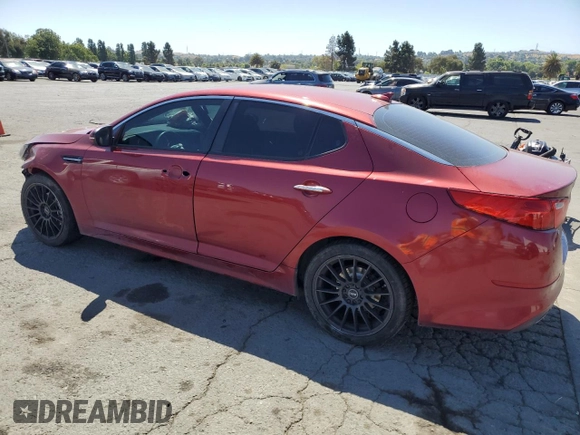 2014 Kia Optima LX with VIN 5XXGM4A76EG331211, listed as a Copart auction lot 61505605 with 152,275 mi miles and Salvage title. Bid and sale history available at DreamBid. Image 2.