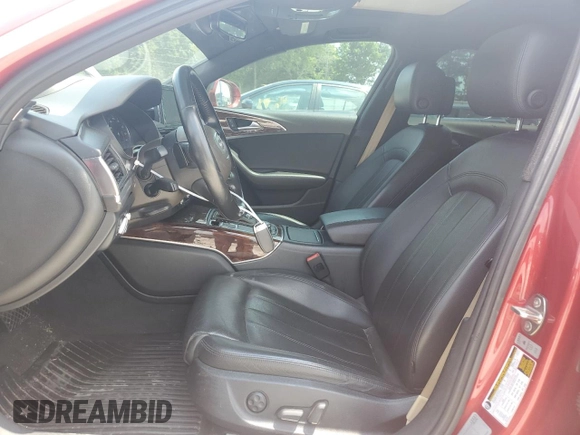 2013 Audi A6 Premium Plus with VIN WAUGGAFC8DN018723, listed as a Copart auction lot 59459965 with 99,164 mi miles and Salvage title. Bid and sale history available at DreamBid. Image 7.