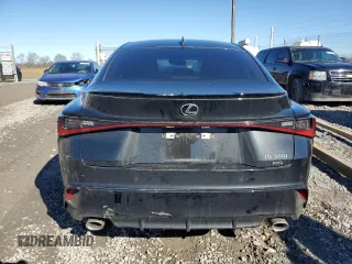 2022 Lexus IS 350 F Sport with VIN JTHGZ1E20N5026160, listed as a Copart auction lot 85390704 with 25,953 mi miles and Salvage title. Bid and sale history available at DreamBid. Image 6.