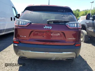 2019 Jeep Cherokee Limited z VIN 1C4PJMDN5KD410846, wystawiony jako Copart lot #65401115 z przebiegiem 47 523 mil mil oraz Czysty tytuł • Clean title. Historia ofert i sprzedaży dostępna na DreamBid. Obrazek 6.