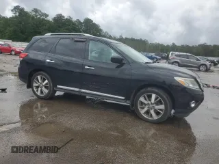 2013 Nissan Pathfinder SV with VIN 5N1AR2MM0DC677861, listed as a Copart auction lot 54373235 with 114,506 mi miles and Salvage title. Bid and sale history available at DreamBid. Image 4.